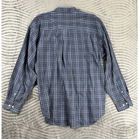 Arnold Palmer Shirt Men’s Size XL 17 Blue Plaid Long Sleeve Button Up NWT Golf - Picture 5 of 5